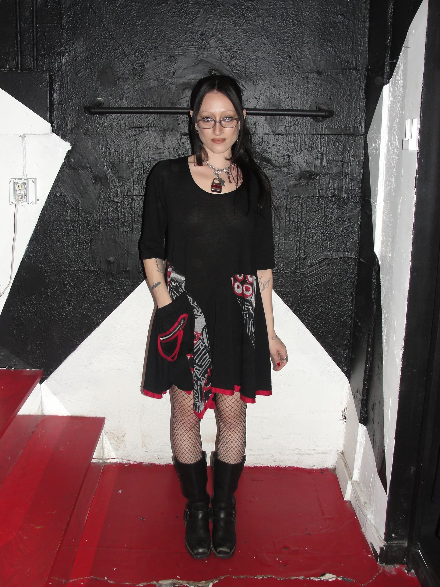 Asymmetrical Inside Out Dress